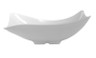 G.E.T - San Michele 4 Qt White Flare Bowl (3 Per Case) - ML-220-W
