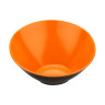 G.E.T - Brasilia 16 oz Black/Orange Cascading Bowl (6 Per Case) - B-788-OR/BK