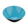 G.E.T - Brasilia 35.2 oz Black/Blue Cascading Bowl (6 Per Case) - B-789-BL/BK