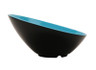 G.E.T - Brasilia 35.2 oz Black/Blue Cascading Bowl (6 Per Case) - B-789-BL/BK