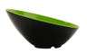 G.E.T - Brasilia 35.2 oz Black/Green Cascading Bowl (6 Per Case) - B-789-G/BK