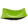 G.E.T - Brasilia 60.8 oz Black/Green Flare Bowl (3 Per Case) - ML-219-G/BK