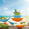 G.E.T - Keywest 80 oz Sunset Square Bowl (6 Per Case) - ML-247-ST
