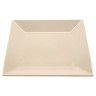 G.E.T - Bamboomel 8" Square Plate (12 Per Case) - BAM-1103