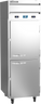 Beverage-Air - 26" Cross Temp Stainless Steel Refrigerator/Freezer w/ 2 Solid Swing Half Doors - CT12-12HC-1HS