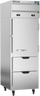 Beverage-Air - 26" Cross Temp Stainless Steel Refrigerator/Freezer w/ 1 Solid Swing Half Door & 2 Drawers - CT12-12HC-1HSD