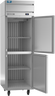 Beverage-Air - 26" Cross Temp Stainless Steel Refrigerator/Freezer w/ 2 Solid Swing Half Doors - CT1HC-1HS