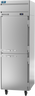 Beverage-Air - 26" Cross Temp Stainless Steel Refrigerator/Freezer w/ 2 Solid Swing Half Doors - CT1HC-1HS
