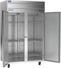 Beverage-Air - 52" Cross Temp Stainless Steel Refrigerator/Freezer w/ 2 Solid Swing Doors - CT2HC-1S