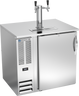 Beverage-Air - 36" Stainless Steel Double Tap Kegerator - DD36HC-S