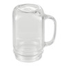 G.E.T - Specialty Drinkware 16 oz Plastic Mason Jar W/ Handle (24 Per Case) - MAS-3-CL