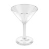 G.E.T - Specialty Drinkware 6 oz SAN Plastic Martini Glass (24 Per Case) - SW-1402-1-SAN-CL