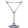 G.E.T - Specialty Drinkware 10 oz SAN Plastic Martini Glass (24 Per Case) - SW-1407-1-SAN-CL