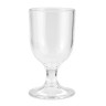 G.E.T - Specialty Drinkware 8 oz SAN Plastic Goblet (24 Per Case) - SW-1413-1-CL