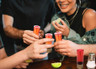 G.E.T - Specialty Drinkware 1.5 oz Plastic Shot Glass (48 Per Case) - SW-15-RBR