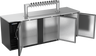 Beverage-Air - 94" Black 12 Tap Kegerator w/ 3 Solid Swing Doors - DD94HC-B-12T