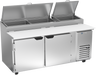 Beverage-Air - 72" Pizza Prep Table w/ 2 Doors - DP72HC