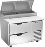 Beverage-Air - 46" Pizza Prep Table w/ 2 Drawers - DPD46HC-2