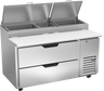 Beverage-Air - 60" Pizza Prep Table w/ 2 Drawers - DPD60HC-2
