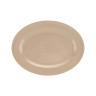 G.E.T - Tahoe 16.25" x 12" Sandstone Oval Platter (12 Per Case) - M-4010-S
