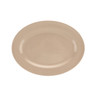 G.E.T - Tahoe 14" x 10" Sandstone Oval Platter (12 Per Case) - M-4020-S