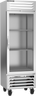 Beverage-Air - 27" Vista Reach-In Shallow Depth Freezer w/ 1 Glass Swing Door - FB19HC-1G