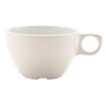 G.E.T - SuperMel 7.5 oz White Ovid Coffee Cup (48 Per Case) - DC-100-W