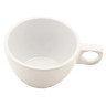 G.E.T - SuperMel 7.5 oz White Ovid Coffee Cup (48 Per Case) - DC-100-W