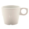 G.E.T - SuperMel 7.5 oz White Conic Stacking Cup (48 Per Case) - DC-101-W