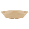 G.E.T - SuperMel 32 oz Tan Oval Rimmed Bowl (12 Per Case) - DN-332-T