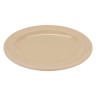 G.E.T - SuperMel 6.5" Tan Round Plate (48 Per Case) - DP-506-T