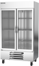 Beverage-Air - 47" Horizon Reach-In Freezer w/ 2 Glass Swing Doors - HBF44HC-1-G