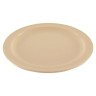 G.E.T - SuperMel 10.25" Tan Round Plate (24 Per Case) - DP-510-T