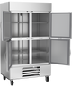 Beverage-Air - 47" Horizon Reach-In Freezer w/ 4 Solid Swing Half Doors - HBF44HC-1-HS
