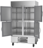 Beverage-Air - 47" Horizon Reach-In Freezer w/ 4 Solid Swing Half Doors - HBF44HC-1-HS