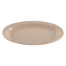 G.E.T - SuperMel 10" x 6.75" Sandstone Oval Platter (24 Per Case) - M-811-T