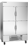 Beverage-Air - 52" Horizon Reach-In Freezer w/ 4 Solid Swing Half Doors - HBF49HC-1-HS