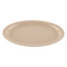 G.E.T - SuperMel 13.25" x 9.75" Sandstone Oval Platter (12 Per Case) - OP-614-S