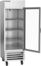 Beverage-Air - 27" Horizon Stainless Steel Reach-In Refrigerator w/ 1 Glass Swing Door - HBR23HC-1-G