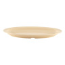 G.E.T - SuperMel 13.25" x 9.75" Tan Oval Platter (12 Per Case) - OP-614-T
