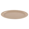 G.E.T - SuperMel 15.75" x 11" Sandstone Oval Platter (12 Per Case) - OP-616-S
