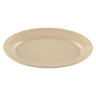G.E.T - SuperMel 9.25" x 6.25" Tan Oval Platter (24 Per Case) - OP-911-T