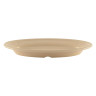 G.E.T - SuperMel 9.25" x 6.25" Tan Oval Platter (24 Per Case) - OP-911-T