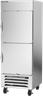 Beverage-Air - 30" Horizon Stainless Steel Reach-In Refrigerator w/ 2 Solid Swing Half Doors - HBR27HC-1-HS