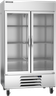 Beverage-Air - 47" Horizon Stainless Steel Reach-In Refrigerator w/ 2 Glass Swing Doors - HBR44HC-1-G