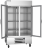 Beverage-Air - 47" Horizon Stainless Steel Reach-In Refrigerator w/ 2 Glass Swing Doors - HBR44HC-1-G