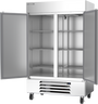 Beverage-Air - 52" Horizon Stainless Steel Reach-In Refrigerator w/ 2 Solid Swing Doors - HBR49HC-1