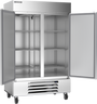 Beverage-Air - 52" Horizon Stainless Steel Reach-In Refrigerator w/ 2 Solid Swing Doors - HBR49HC-1