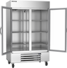 Beverage-Air - 52" Horizon Stainless Steel Reach-In Refrigerator w/ 2 Glass Swing Doors - HBR49HC-1-G