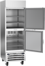Beverage-Air - 27" Horizon Stainless Steel Reach-In Refrigerator/Freezer w/ 2 Solid Swing Half Doors - HBRF23HC-1-A